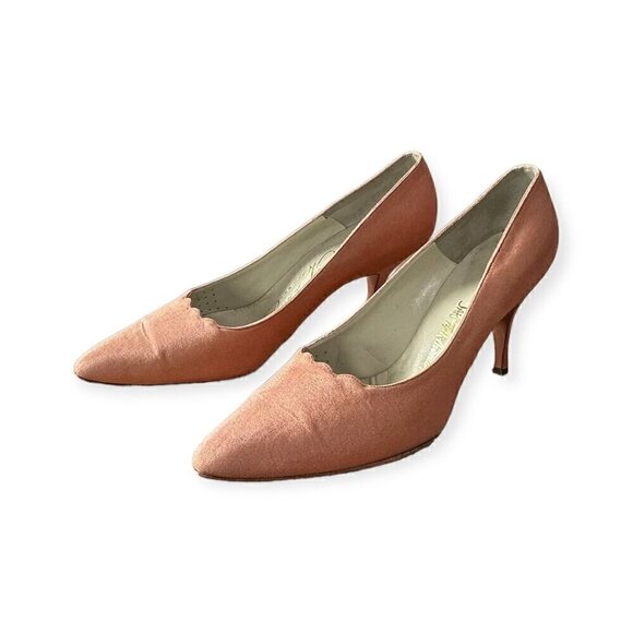 Roger Vivier Pink Fabric Pointed Toe Pumps, Vintage, Size 6.5B, - Picture 2 of 16